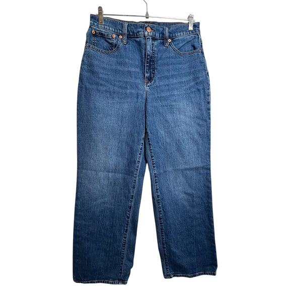 J.Crew Full Length Wide Leg Jeans Women’s 30 Blue Denim High Rise - Picture 1 of 10